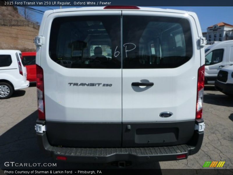 Oxford White / Pewter 2015 Ford Transit Van 250 LR Regular