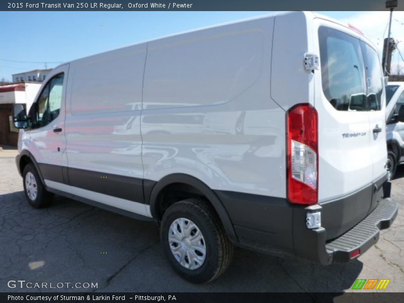 Oxford White / Pewter 2015 Ford Transit Van 250 LR Regular