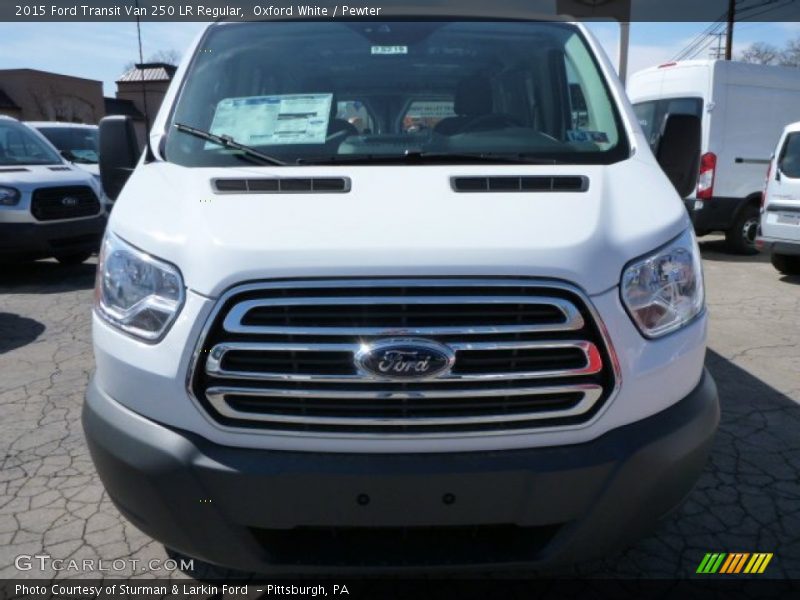 Oxford White / Pewter 2015 Ford Transit Van 250 LR Regular