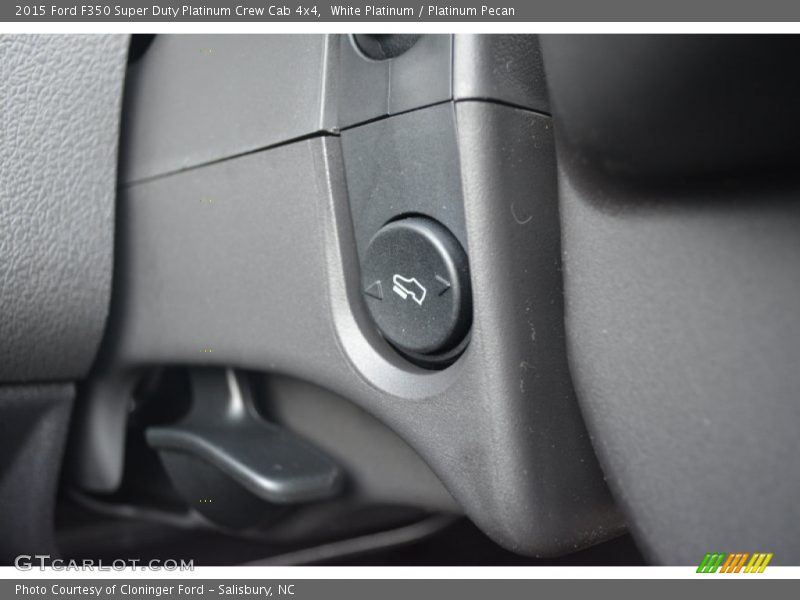 White Platinum / Platinum Pecan 2015 Ford F350 Super Duty Platinum Crew Cab 4x4