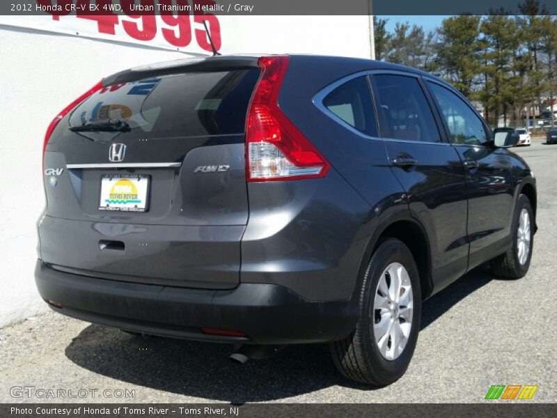 Urban Titanium Metallic / Gray 2012 Honda CR-V EX 4WD