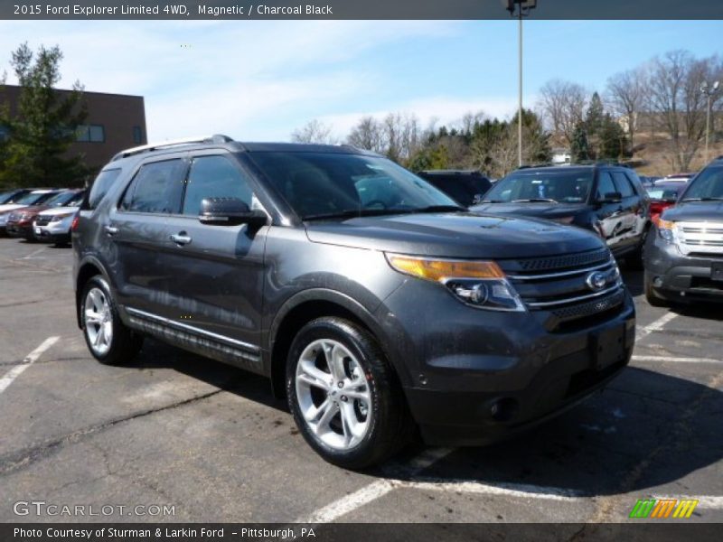 Magnetic / Charcoal Black 2015 Ford Explorer Limited 4WD