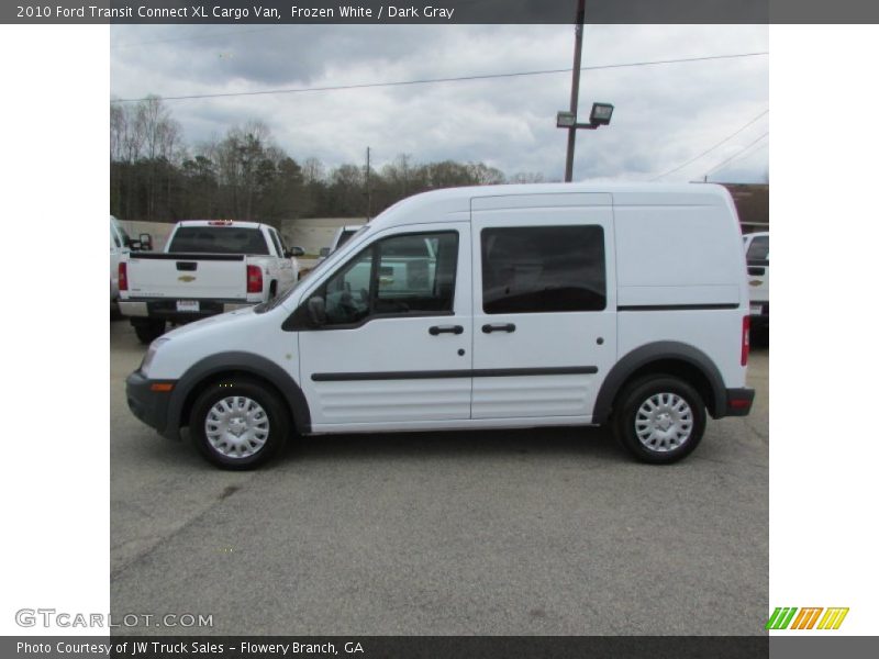 Frozen White / Dark Gray 2010 Ford Transit Connect XL Cargo Van