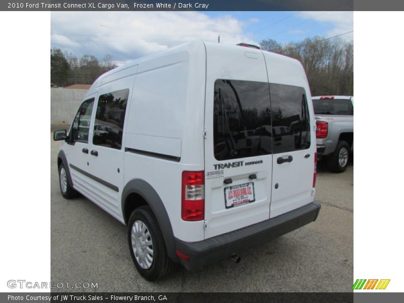 Frozen White / Dark Gray 2010 Ford Transit Connect XL Cargo Van