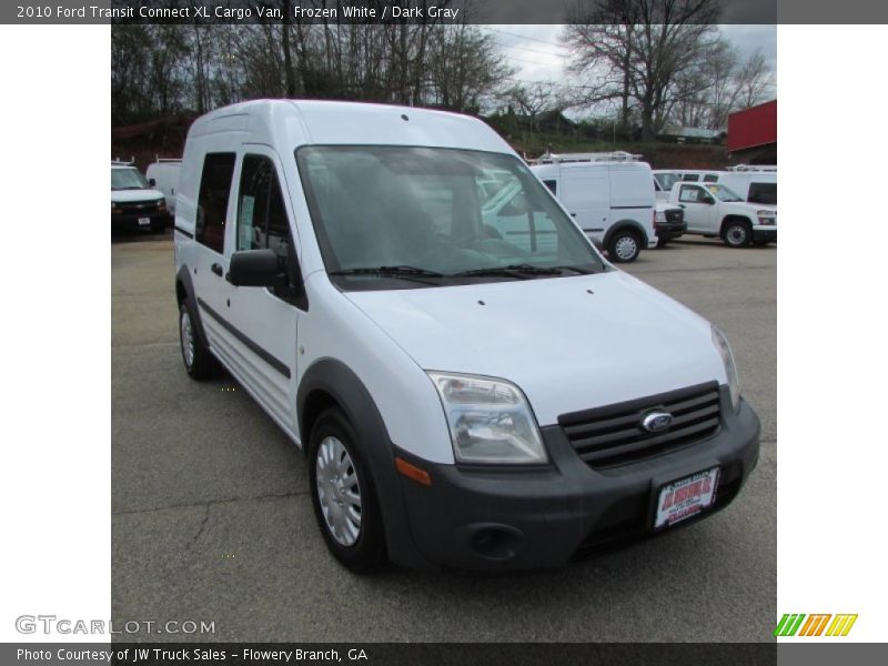 Frozen White / Dark Gray 2010 Ford Transit Connect XL Cargo Van