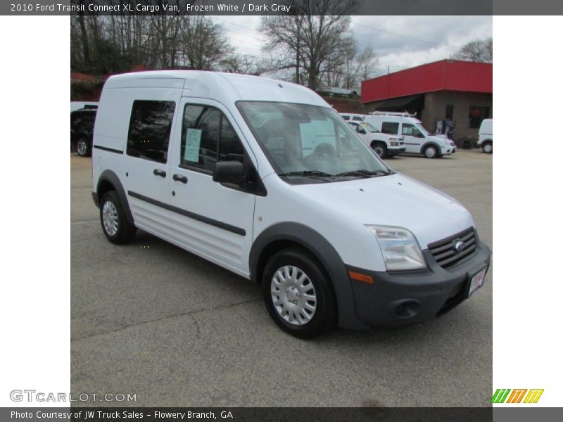 Frozen White / Dark Gray 2010 Ford Transit Connect XL Cargo Van