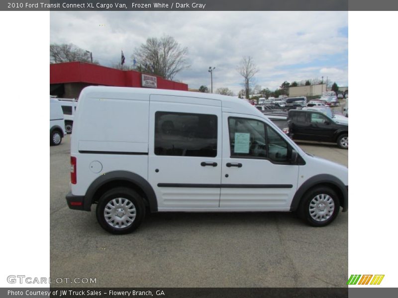 Frozen White / Dark Gray 2010 Ford Transit Connect XL Cargo Van
