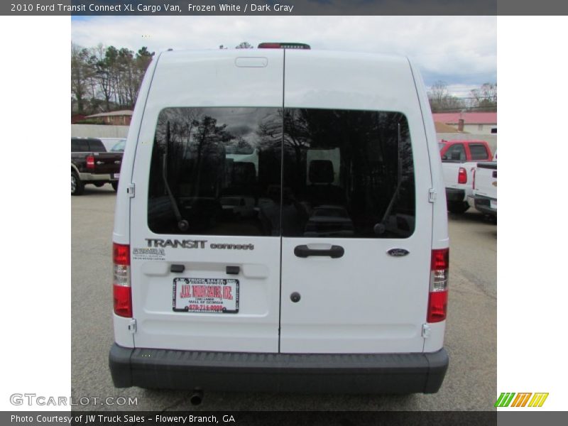 Frozen White / Dark Gray 2010 Ford Transit Connect XL Cargo Van