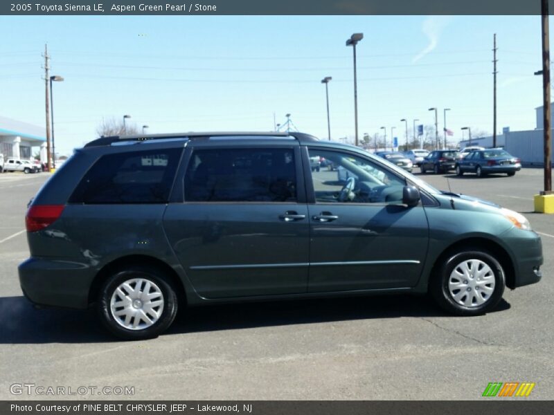 Aspen Green Pearl / Stone 2005 Toyota Sienna LE