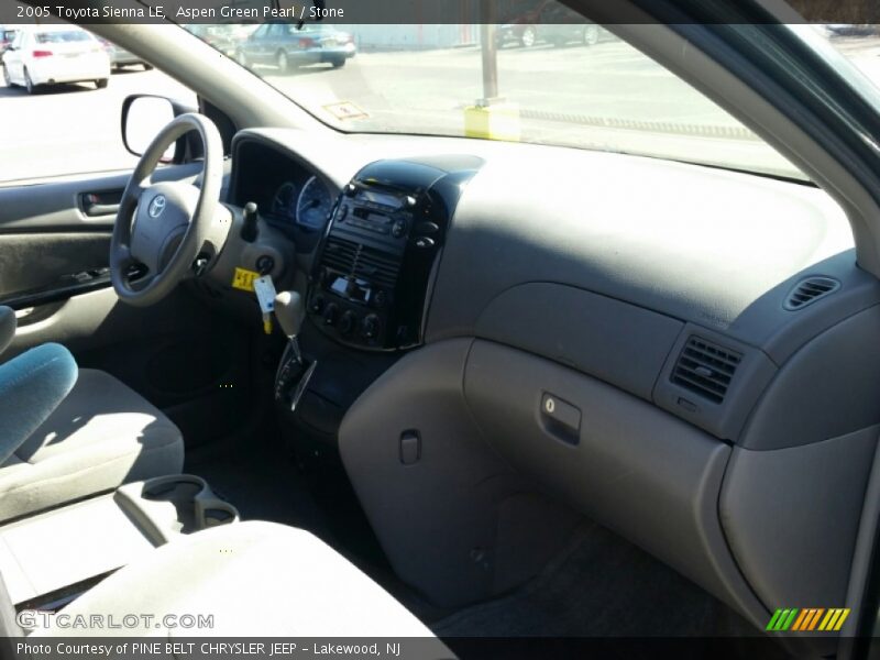 Aspen Green Pearl / Stone 2005 Toyota Sienna LE