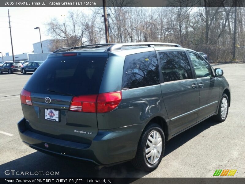 Aspen Green Pearl / Stone 2005 Toyota Sienna LE