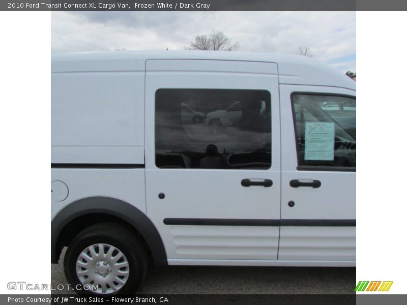 Frozen White / Dark Gray 2010 Ford Transit Connect XL Cargo Van