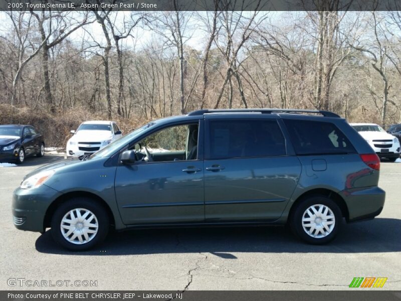  2005 Sienna LE Aspen Green Pearl