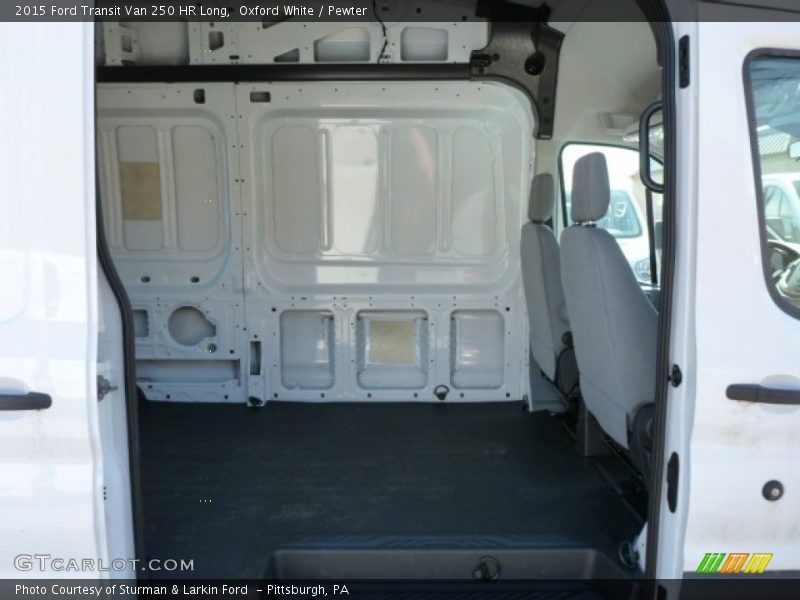 Oxford White / Pewter 2015 Ford Transit Van 250 HR Long