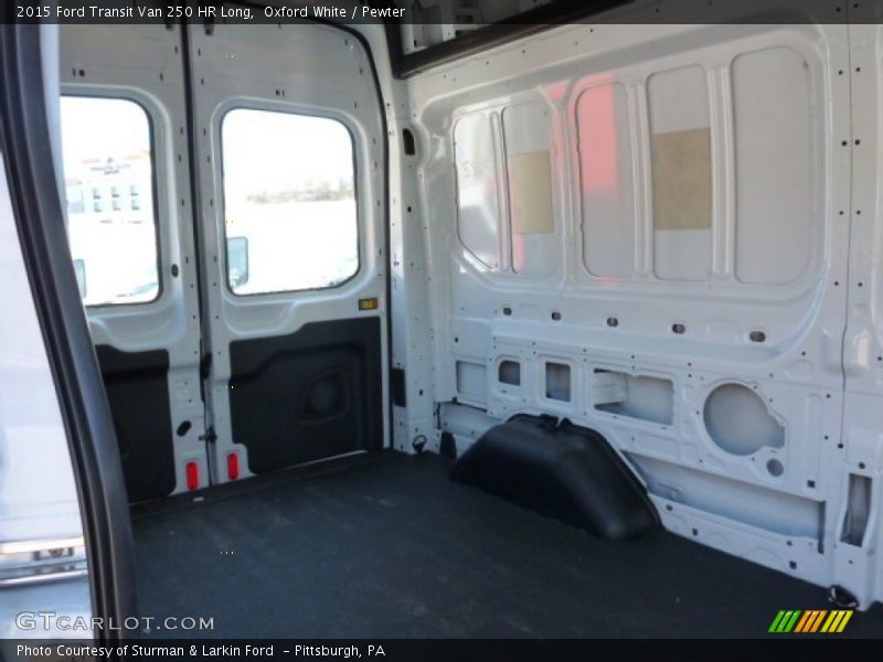 Oxford White / Pewter 2015 Ford Transit Van 250 HR Long