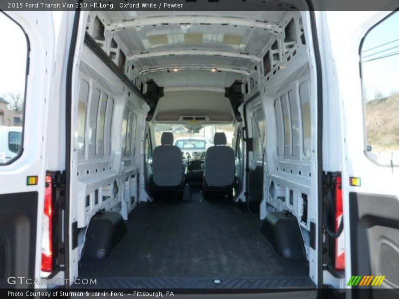 Oxford White / Pewter 2015 Ford Transit Van 250 HR Long