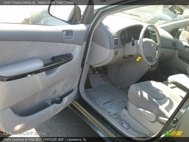 Aspen Green Pearl / Stone 2005 Toyota Sienna LE