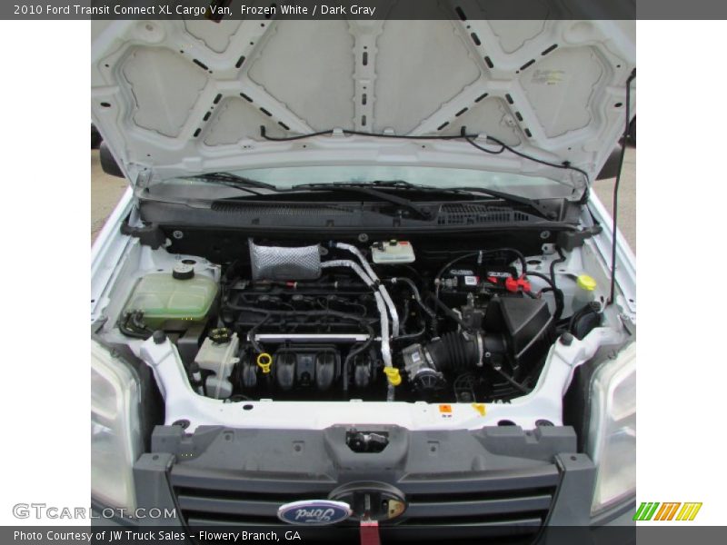 Frozen White / Dark Gray 2010 Ford Transit Connect XL Cargo Van