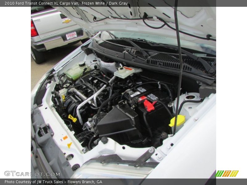 Frozen White / Dark Gray 2010 Ford Transit Connect XL Cargo Van
