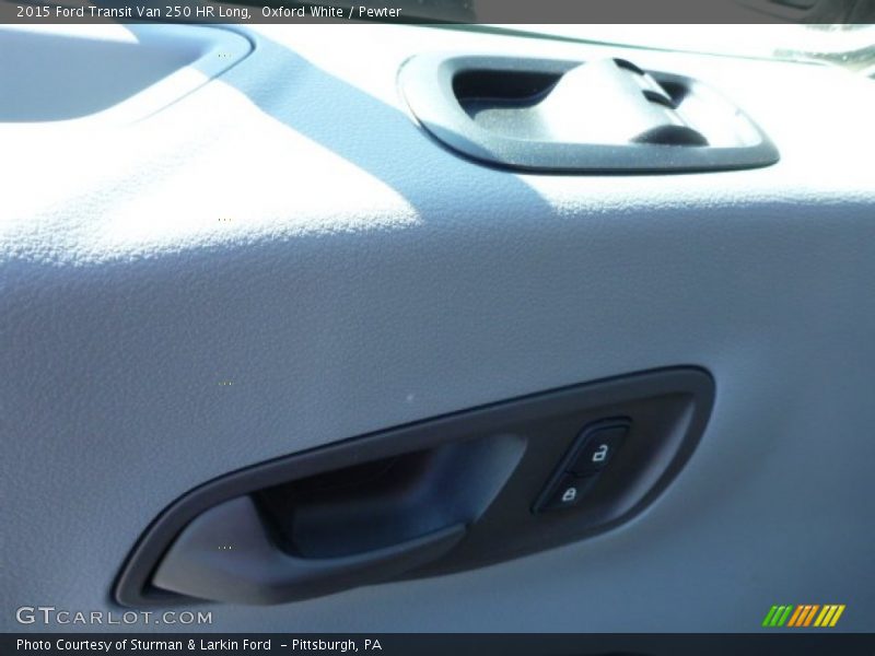 Oxford White / Pewter 2015 Ford Transit Van 250 HR Long