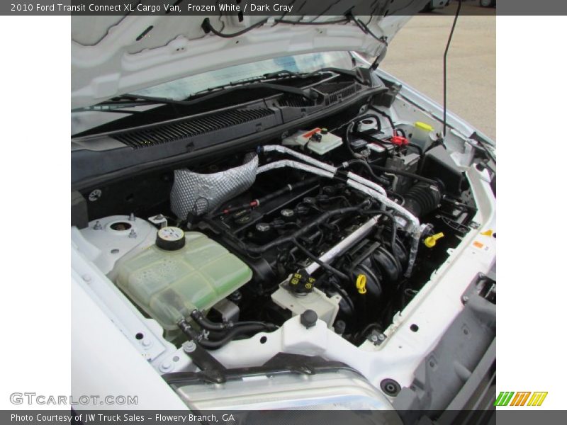 Frozen White / Dark Gray 2010 Ford Transit Connect XL Cargo Van