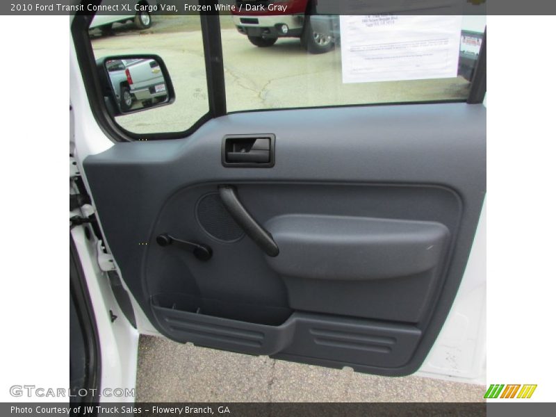 Frozen White / Dark Gray 2010 Ford Transit Connect XL Cargo Van