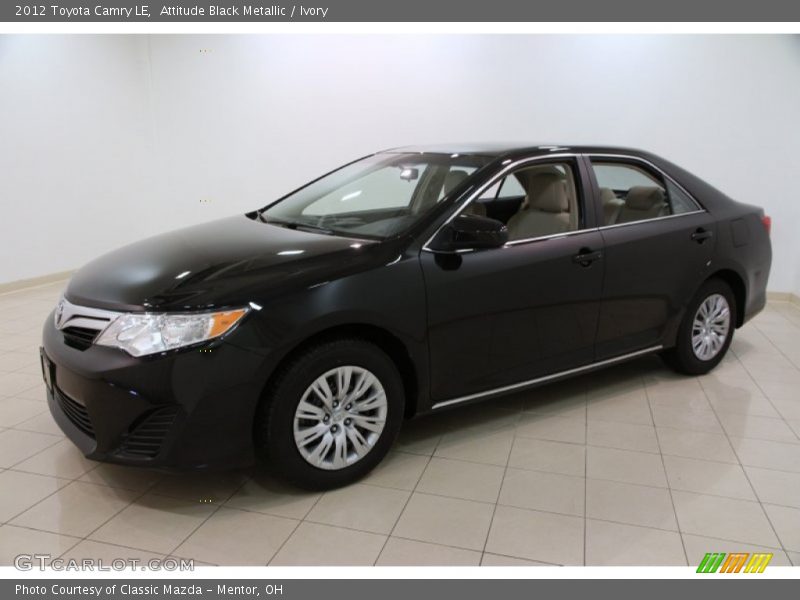 Attitude Black Metallic / Ivory 2012 Toyota Camry LE