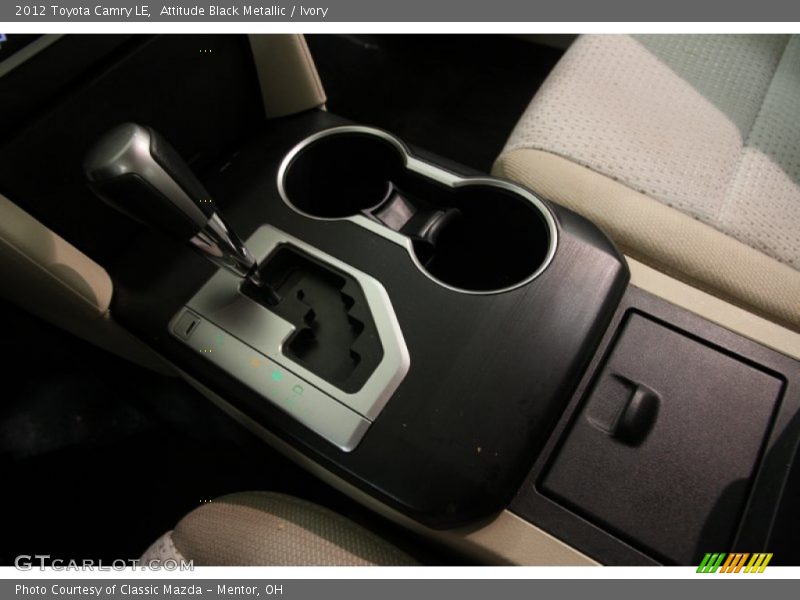 Attitude Black Metallic / Ivory 2012 Toyota Camry LE