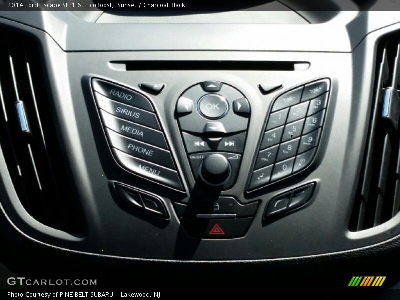 Sunset / Charcoal Black 2014 Ford Escape SE 1.6L EcoBoost