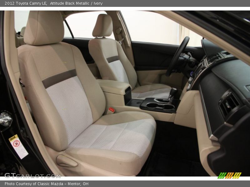 Attitude Black Metallic / Ivory 2012 Toyota Camry LE