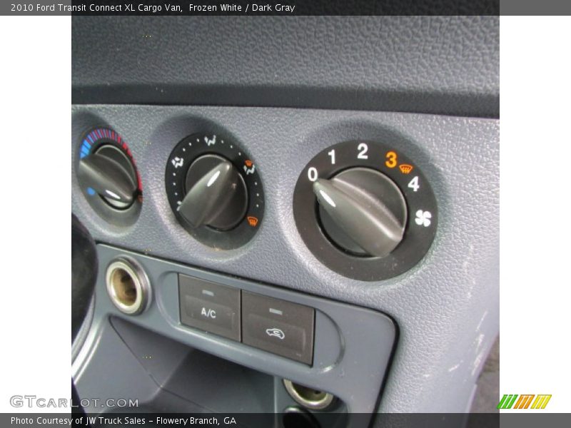 Frozen White / Dark Gray 2010 Ford Transit Connect XL Cargo Van