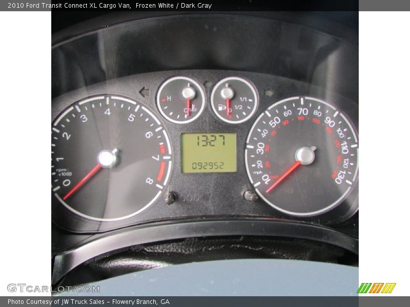 Frozen White / Dark Gray 2010 Ford Transit Connect XL Cargo Van