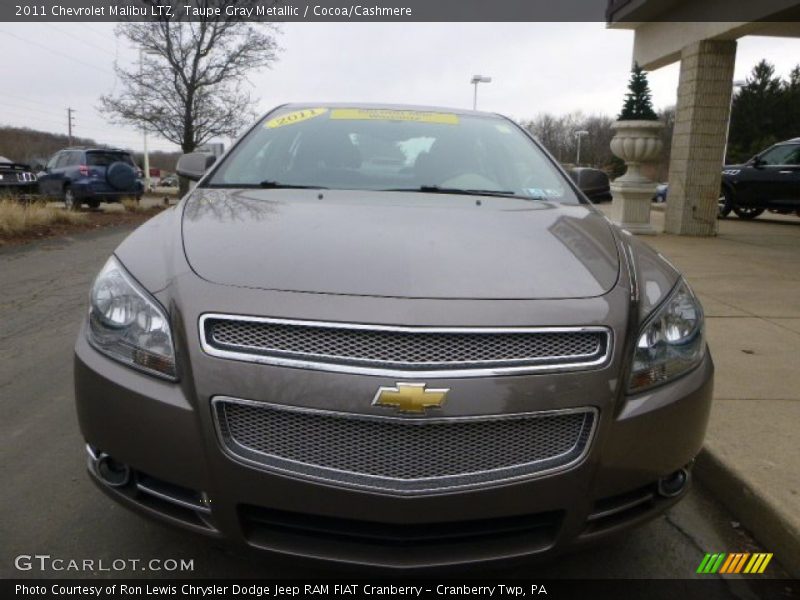 Taupe Gray Metallic / Cocoa/Cashmere 2011 Chevrolet Malibu LTZ