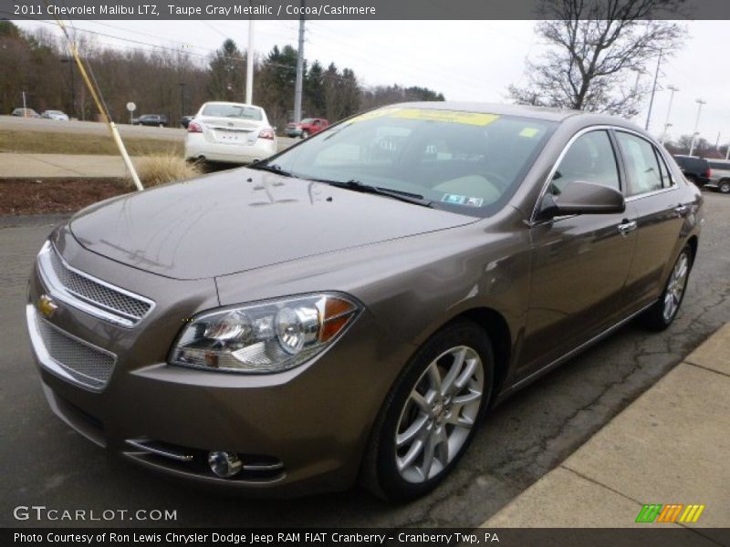 Taupe Gray Metallic / Cocoa/Cashmere 2011 Chevrolet Malibu LTZ