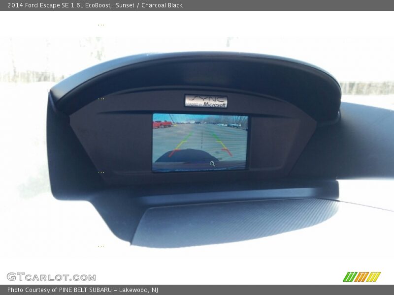 Sunset / Charcoal Black 2014 Ford Escape SE 1.6L EcoBoost