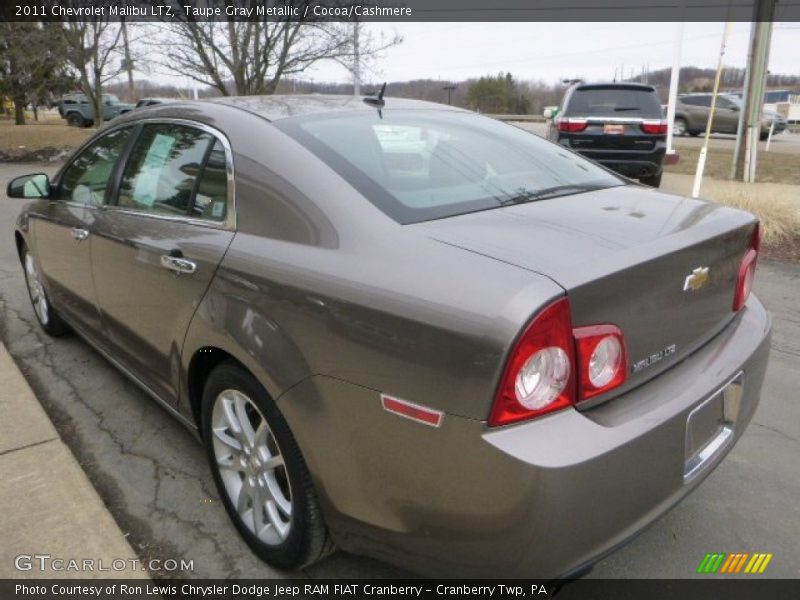Taupe Gray Metallic / Cocoa/Cashmere 2011 Chevrolet Malibu LTZ