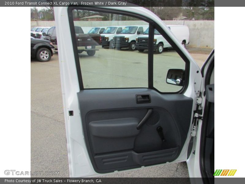 Frozen White / Dark Gray 2010 Ford Transit Connect XL Cargo Van