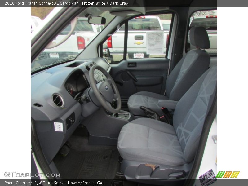 Frozen White / Dark Gray 2010 Ford Transit Connect XL Cargo Van