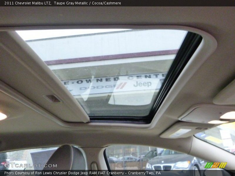 Taupe Gray Metallic / Cocoa/Cashmere 2011 Chevrolet Malibu LTZ