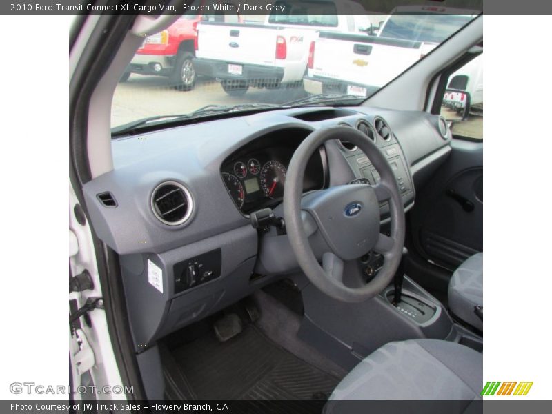 Frozen White / Dark Gray 2010 Ford Transit Connect XL Cargo Van