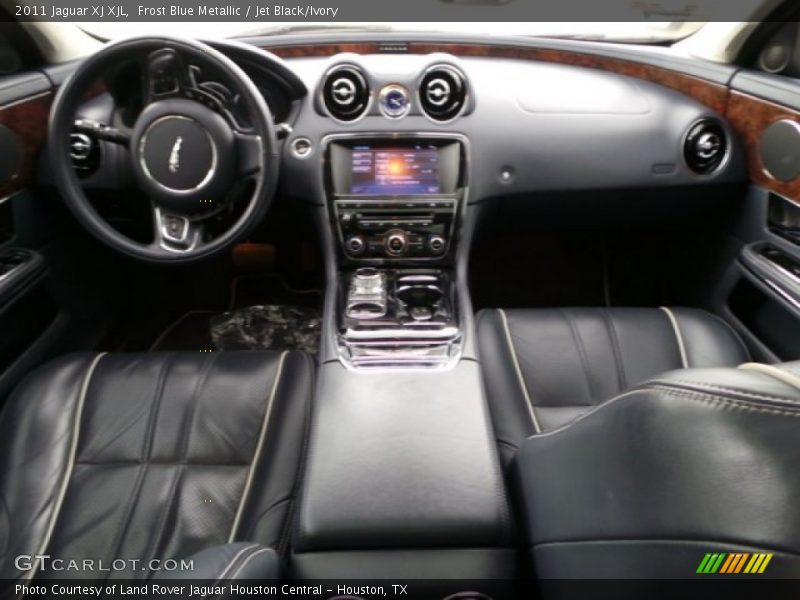 Frost Blue Metallic / Jet Black/Ivory 2011 Jaguar XJ XJL