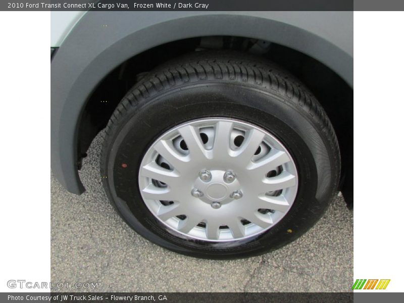 Frozen White / Dark Gray 2010 Ford Transit Connect XL Cargo Van