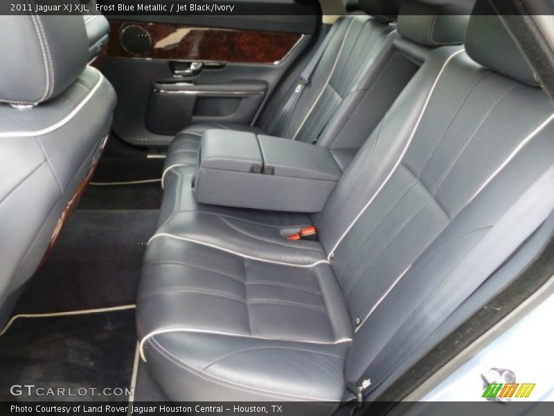 Frost Blue Metallic / Jet Black/Ivory 2011 Jaguar XJ XJL