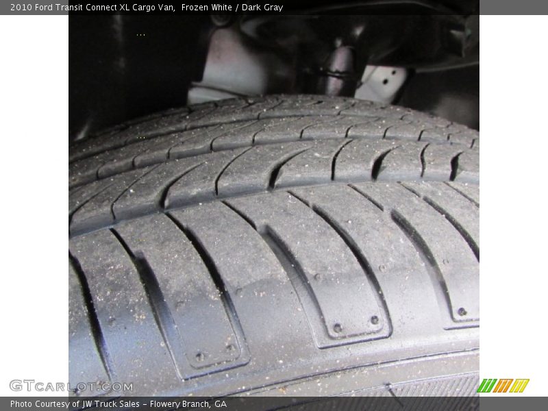 Frozen White / Dark Gray 2010 Ford Transit Connect XL Cargo Van