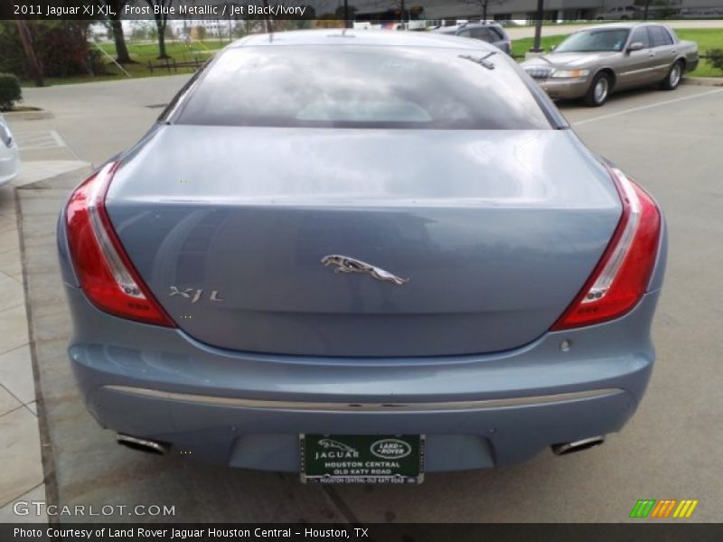 Frost Blue Metallic / Jet Black/Ivory 2011 Jaguar XJ XJL