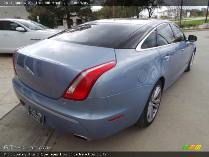 Frost Blue Metallic / Jet Black/Ivory 2011 Jaguar XJ XJL
