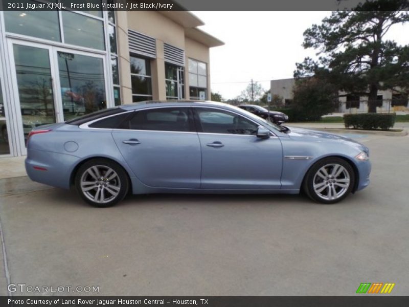 Frost Blue Metallic / Jet Black/Ivory 2011 Jaguar XJ XJL