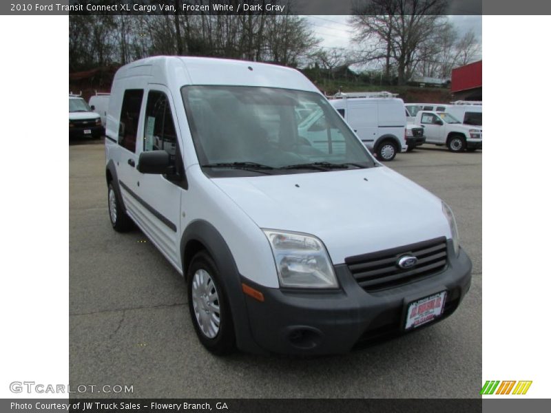 Frozen White / Dark Gray 2010 Ford Transit Connect XL Cargo Van