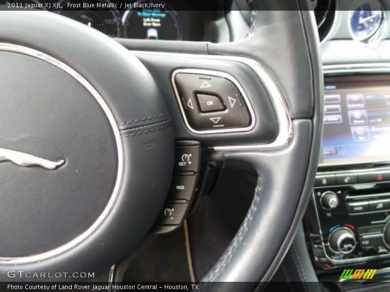 Frost Blue Metallic / Jet Black/Ivory 2011 Jaguar XJ XJL