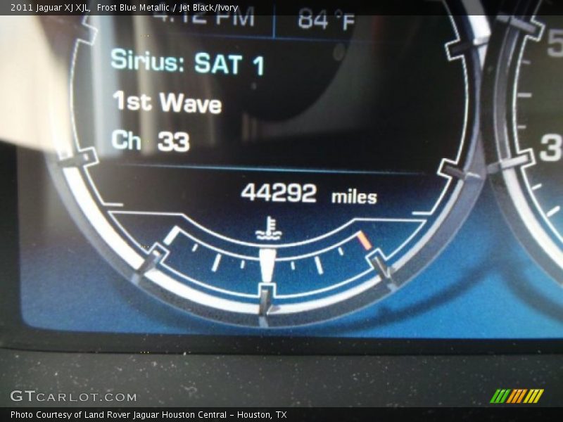 Frost Blue Metallic / Jet Black/Ivory 2011 Jaguar XJ XJL